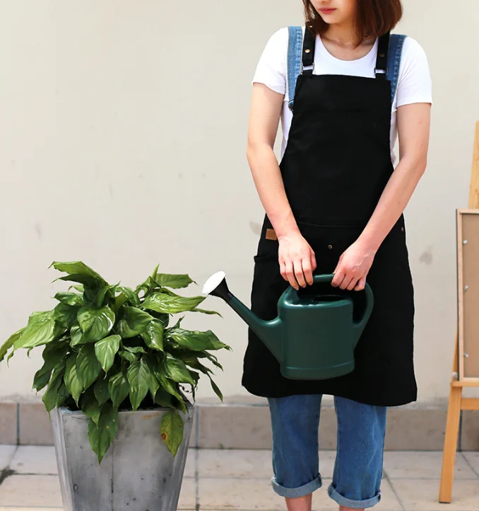 Avental de trabalho americano simples, masculino e feminino, tamanho único, serve para todas as cafeteras, restaurantes, roupas de trabalho