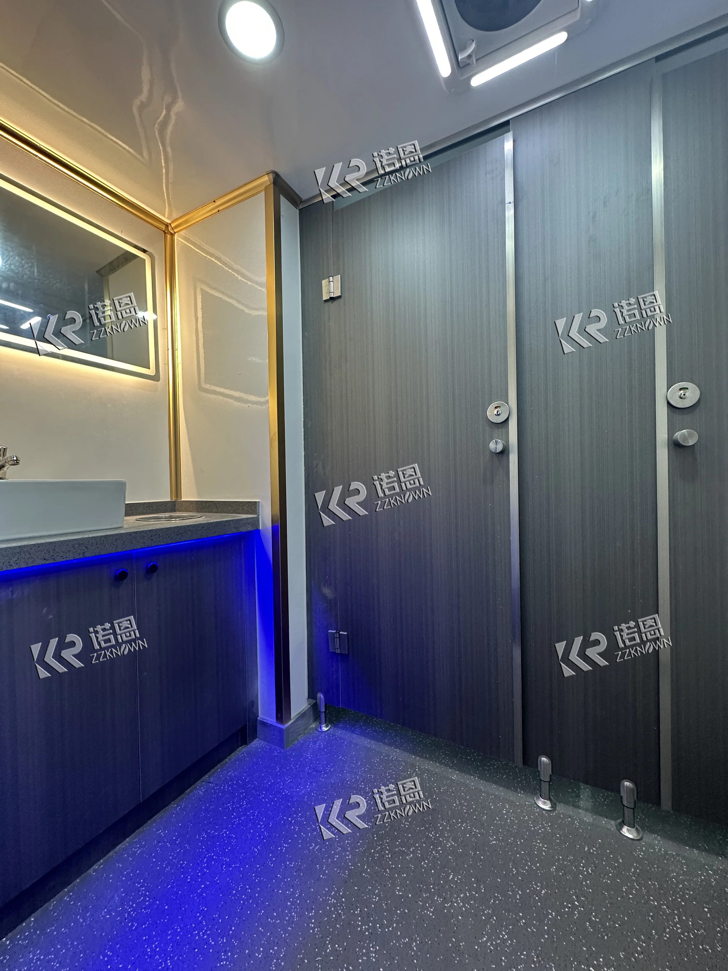 Produsen Prefab Toilet Berkemah Trailer Toilet Mewah Trailer Toilet Toilet Kamar Mandi Pancuran Luar Ruangan Portabel