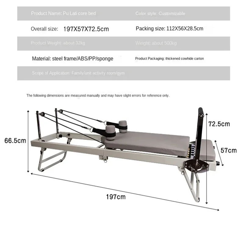 MIYAUP Woman Shaping Private Teaching Postpartum Repair Multifunctional Fitness Equipment Pilates Core Bed view 5