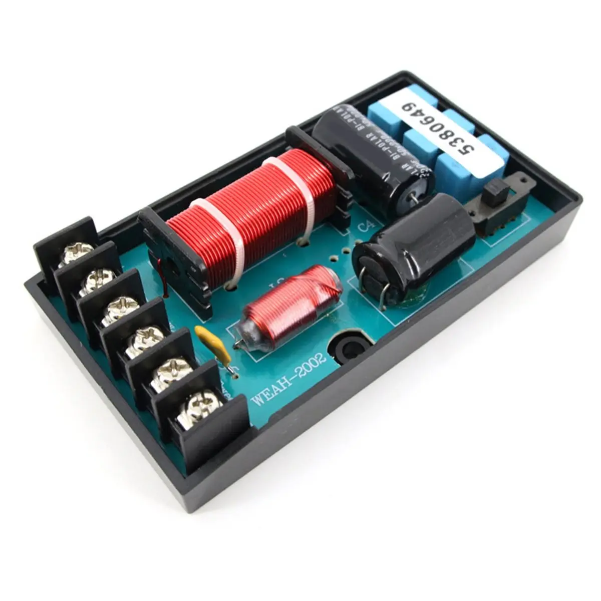 SWXF Adjustable Multi Speaker Audio Frequency Divider Board Highs and Lows 2 Way Crossover Filters for Home Amplifiers