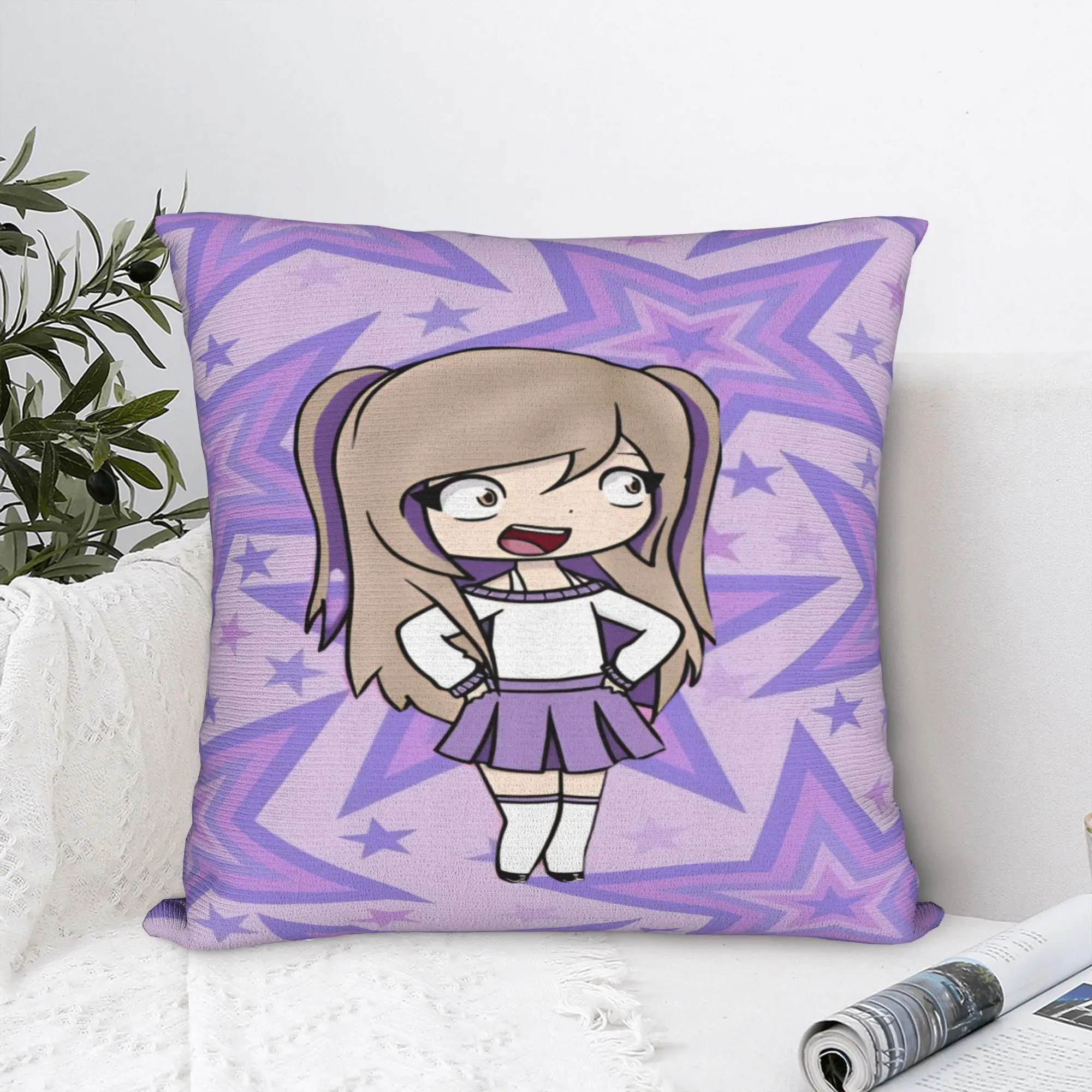 Dense Real Mix Collage Lyna Vallejos  Pillowcases Merch Printed Cushion Cover  Pillow Covers Home Decor Square Multi-Size