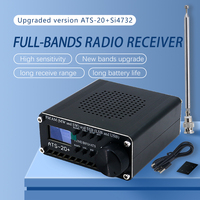 ATS-20+ SI4735 Full Waveband Radios Receiver Frequency Modulation AM (MW and SW) SSB (LSB and USB) Covering Commercial Radioband