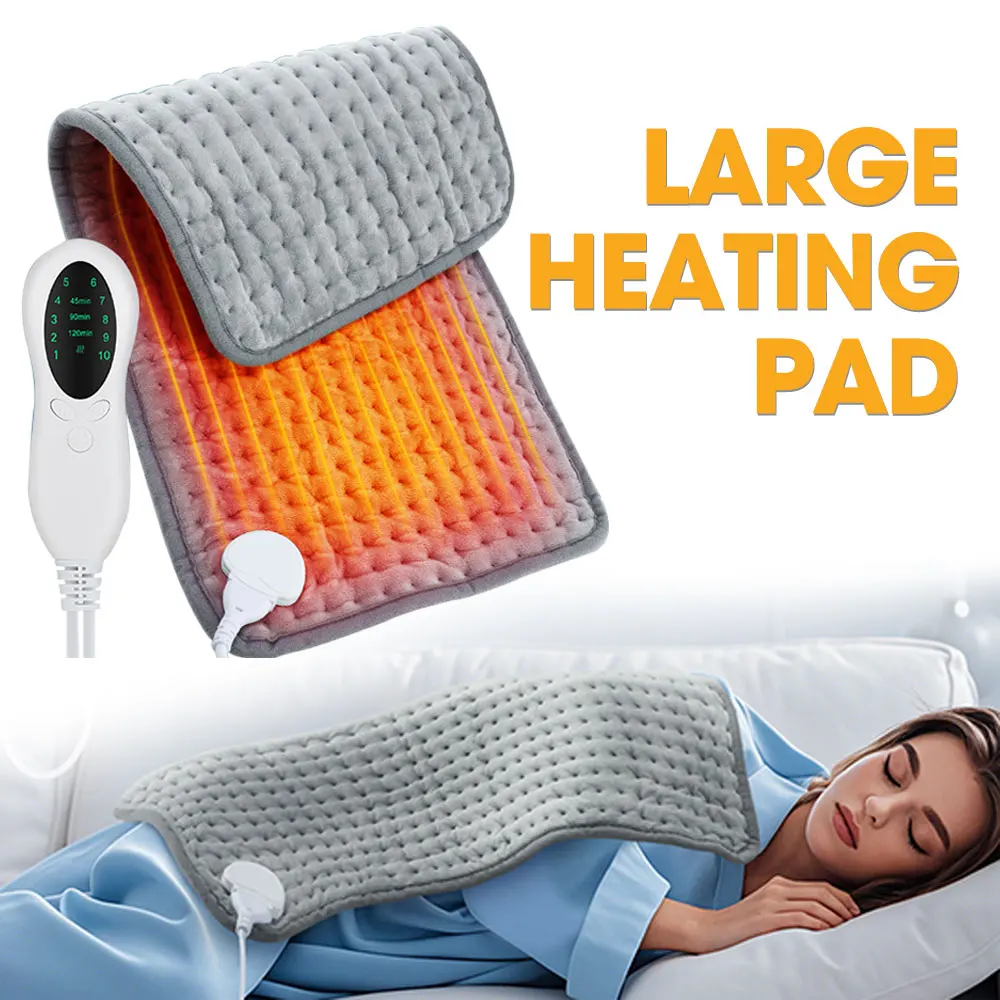 

Electric Heating Pad Warmer Blanket Mat Cushion Heated Pad for Waist Back Leg Shoulder Full Body Washable Warm Mat US/UK/EU Plug