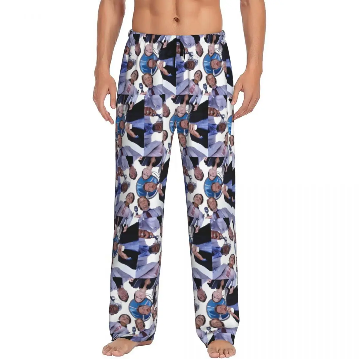 

Пользовательские пижамные штаны House MD, мужская одежда для сна, штаны для сна с карманами