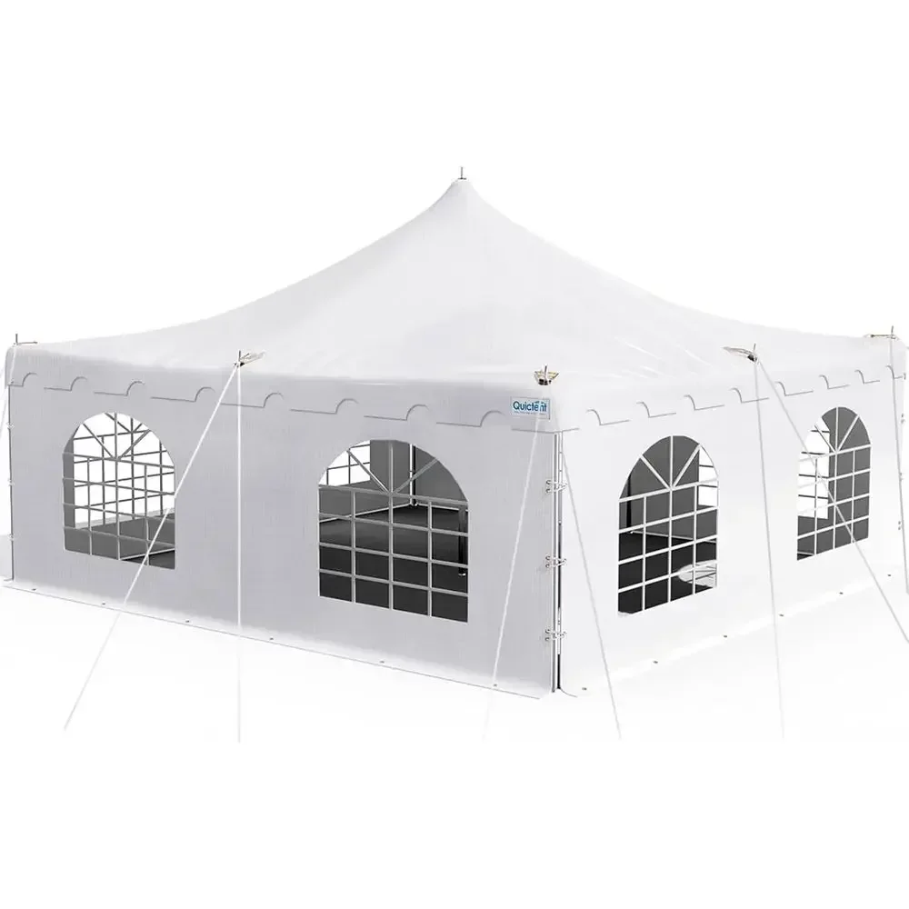 20x20 ire Retardant Pole Party Tents Heavy Duty PVC Vinly Pole Tent Wedding Party with Carry Bags
