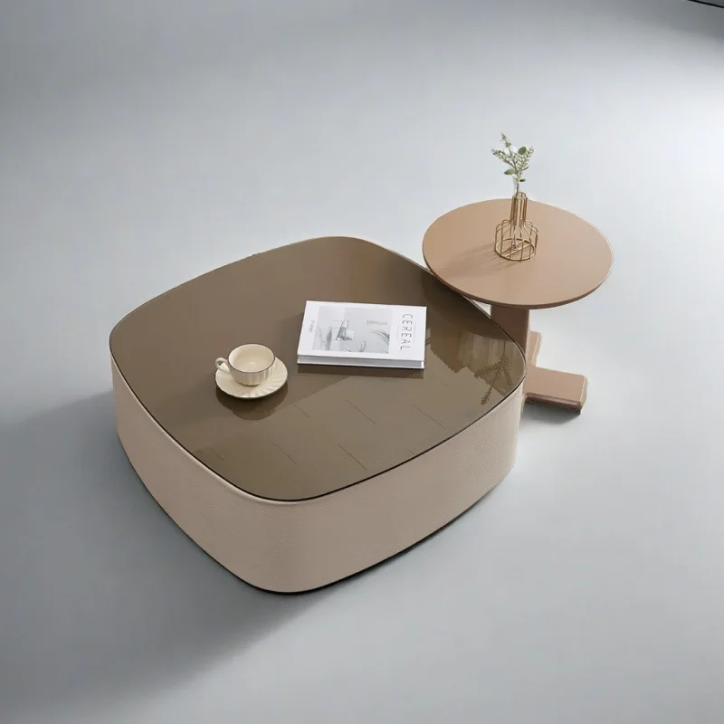 

m Italian light luxury rock slab cream modern minimalist living room household small apartment combination m