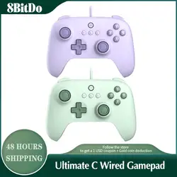 8BitDo Ultimate C Wired Connectivity Gamepad Wireless Controller for PC Windows 10 ,Android,Raspberry Pi and Steam Deck