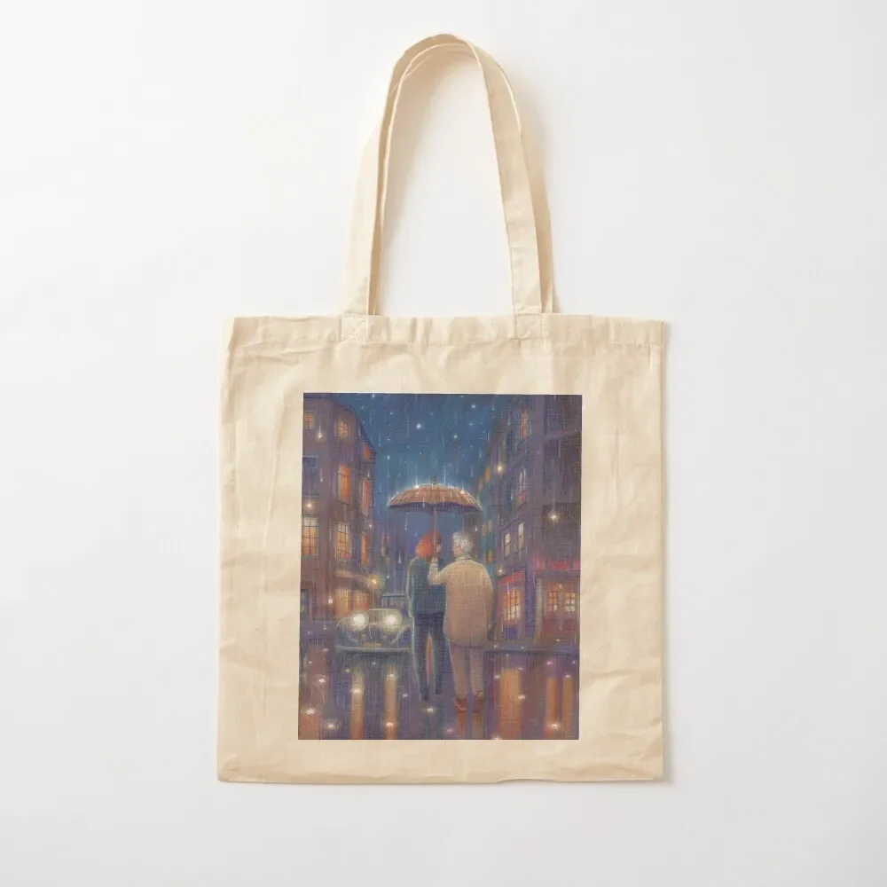 Raining stars Tote Bag กระเป๋าช้อปปิ้งผู้หญิง tote bag ยอดเยี่ยม