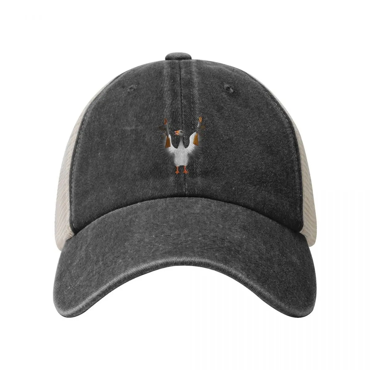 Goose doing violence Cowboy Mesh Baseball Cap New In The Hat Mountaineering Trucker Cap |-F-| Women's 2024 Men's