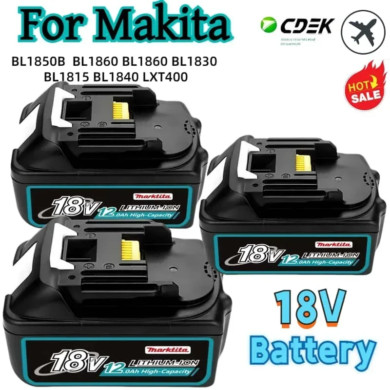 

Original for Makita 6.0Ah Rechargeable 18V Battery ,For Makita BL1830 BL1830B BL1840 BL1840B BL1850 BL1850B 18V Tools Battery