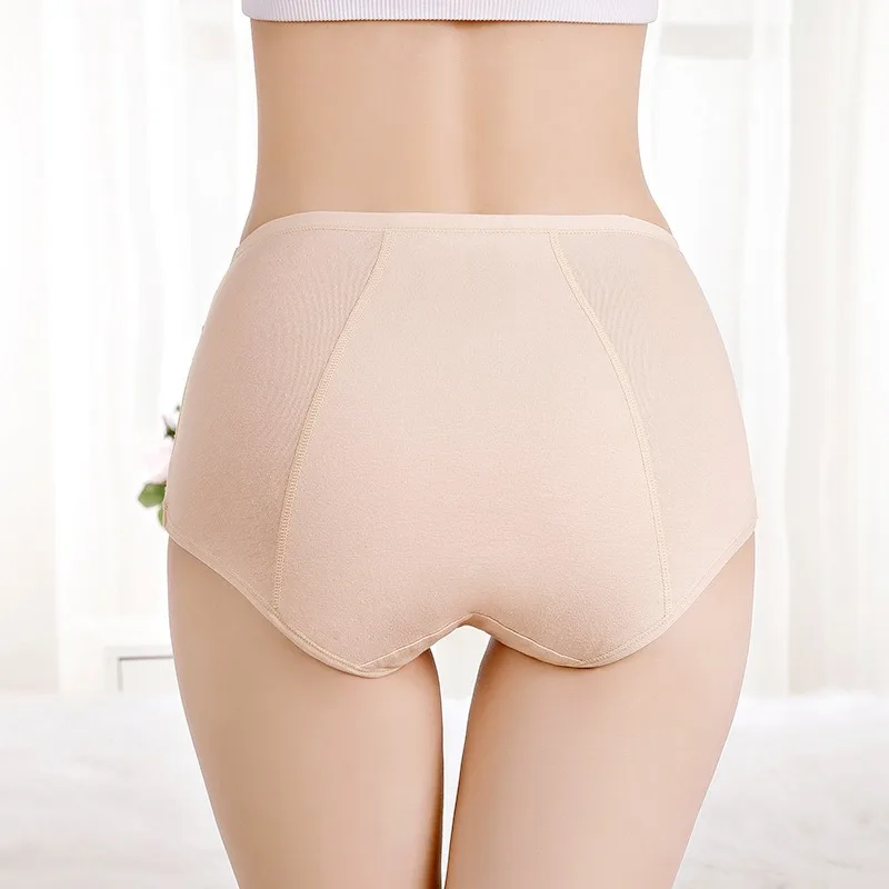 Cotton Anti-Side Leakage Menstrual Panties Women's Period Underwear