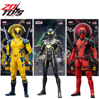 1/10 Original ZD Super War Big Time Spider-Man Deadpool Wolverine X-Men Series Deadpool Collections Action Figures Kids Toy Gift