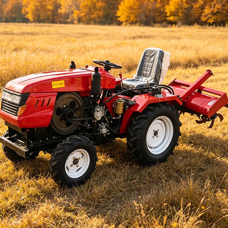 

Customized Ideal Farm Tool Wheel Rotary Tiller, Small Micro Tiller & Four Wheel Agricultural Tractor
