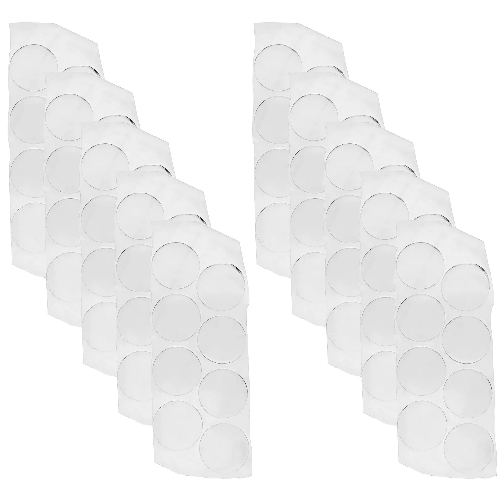 

80pcs Anti Slip Furniture Pads Clear Tabletop Bumper Spacers For Glass Table Cabinet Cushion Dots Desk Spacers Teaching