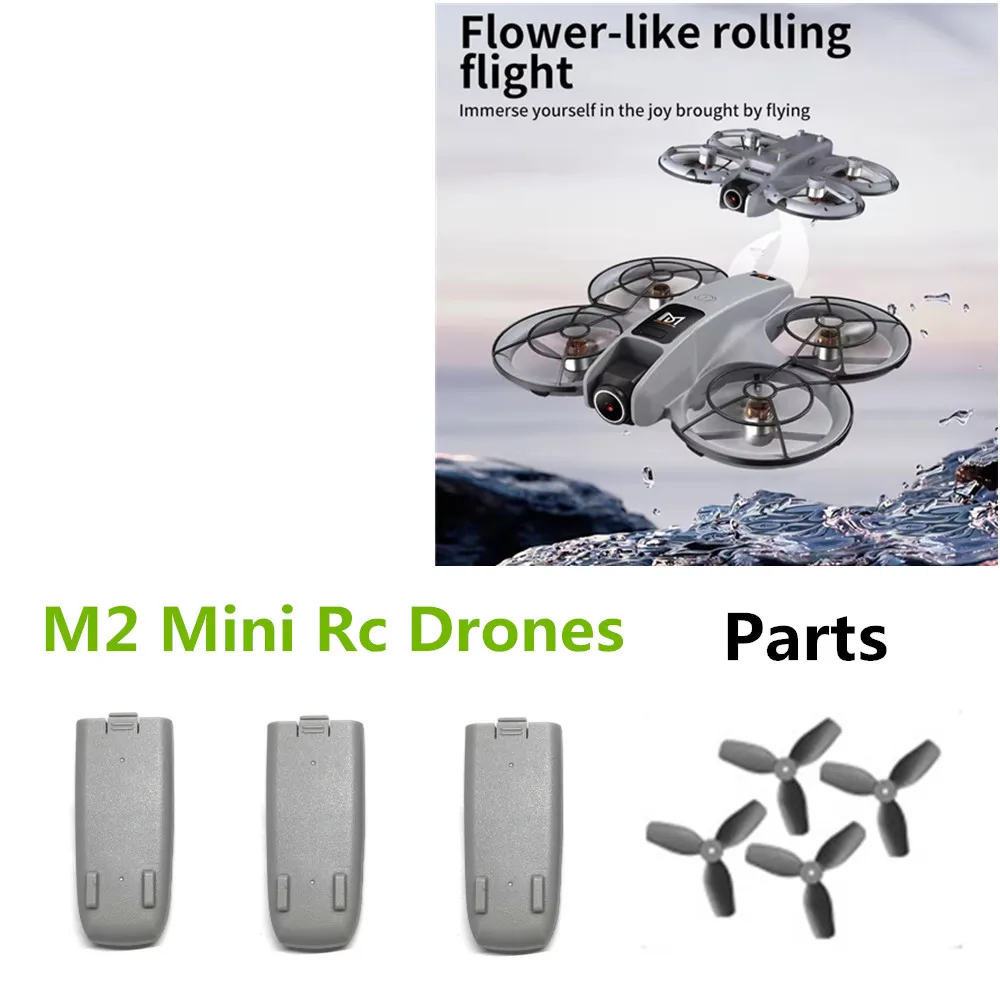 

M2 Mini Rc Drone Батарея 3,7 В M2 Лопасть пропеллера для дрона M2 Аксессуары для дронов M2 Детали батареи для дрона