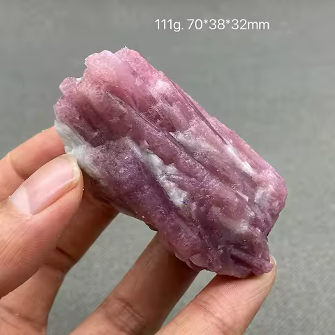 Best！100% natural Column pink tourmaline mineral specimen healing crystal Gem home decoration collection