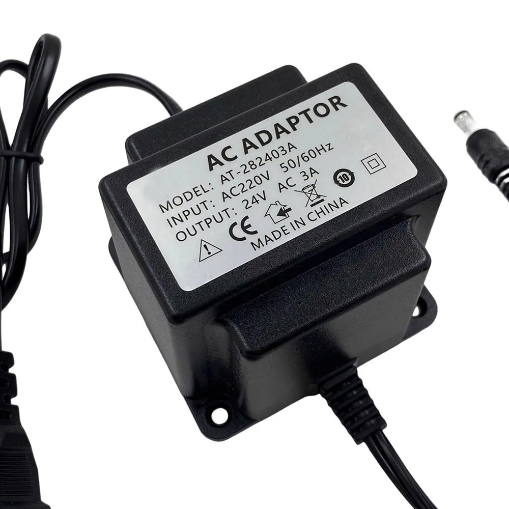 AC24V 3A محول الطاقة صمام الملف اللولبي محول الطاقة موصلات الطاقة لمعدات المراقبة الكروية