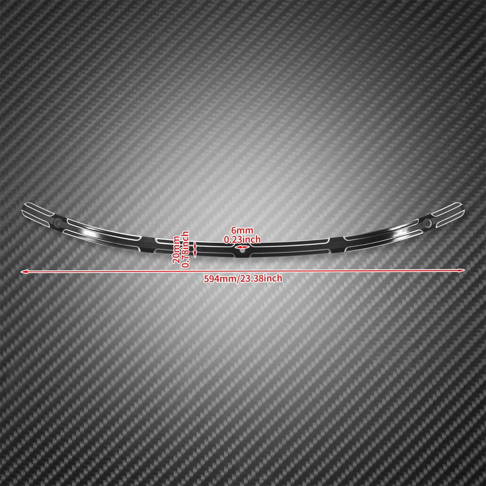 Motorcycle Fairing Windshield Trim Black Aluminum CNC For Harley Touring 2014-2022 Electra Street Glide FLHT FLHTC FLHTCU FLHX