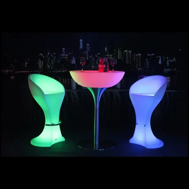 TAO LED High Table Luminous Table and Chair Bar Counter Nightclub Bar Chair Wine Table Led Glowing Furniture
