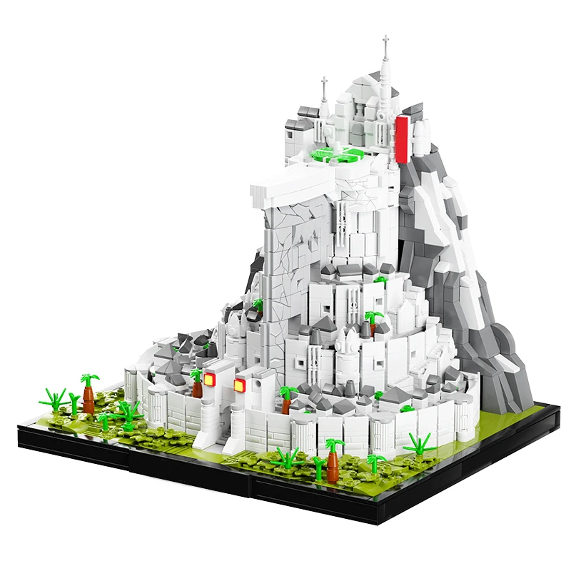 2211 قطعة فيلم Baicheng القرون الوسطى القلعة بناء مجموعة مدينة العمارة وحدات بنة التجمع أطقم منمذجة لتقوم بها بنفسك لعبة هدية