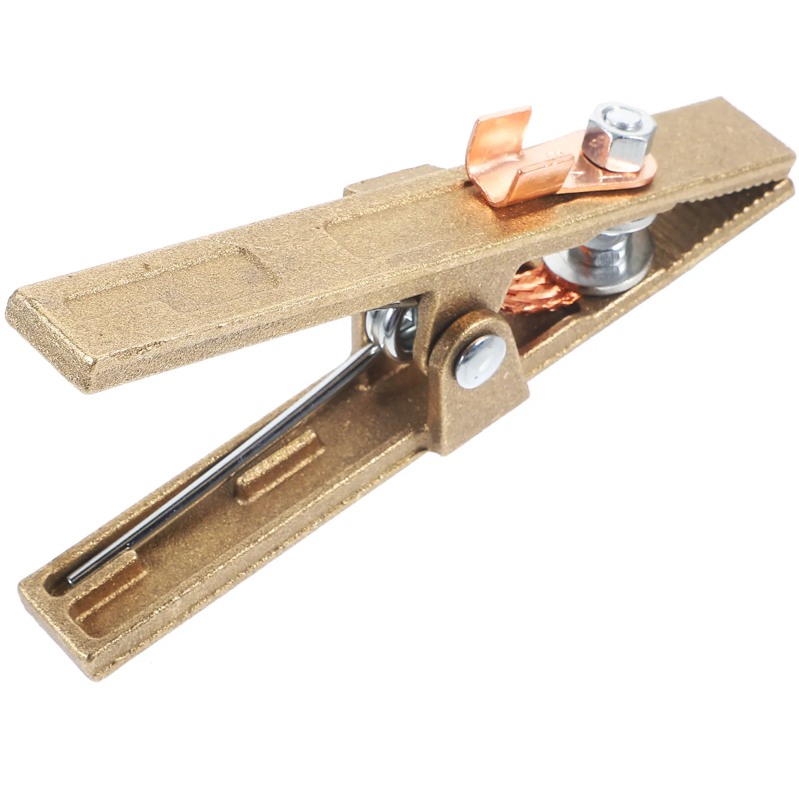 

Heavy Duty Copper Welding Ground Clamp 300A A-Shape Adjustable Tightness Clamp for Stable Reliable Grounding Industrial