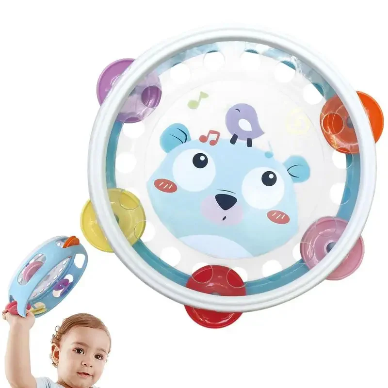 Montessori Baby Musical Tambourine Drum Toys Instruments Musical Learning Educational Toy For Boys Girls Birthday Gifts