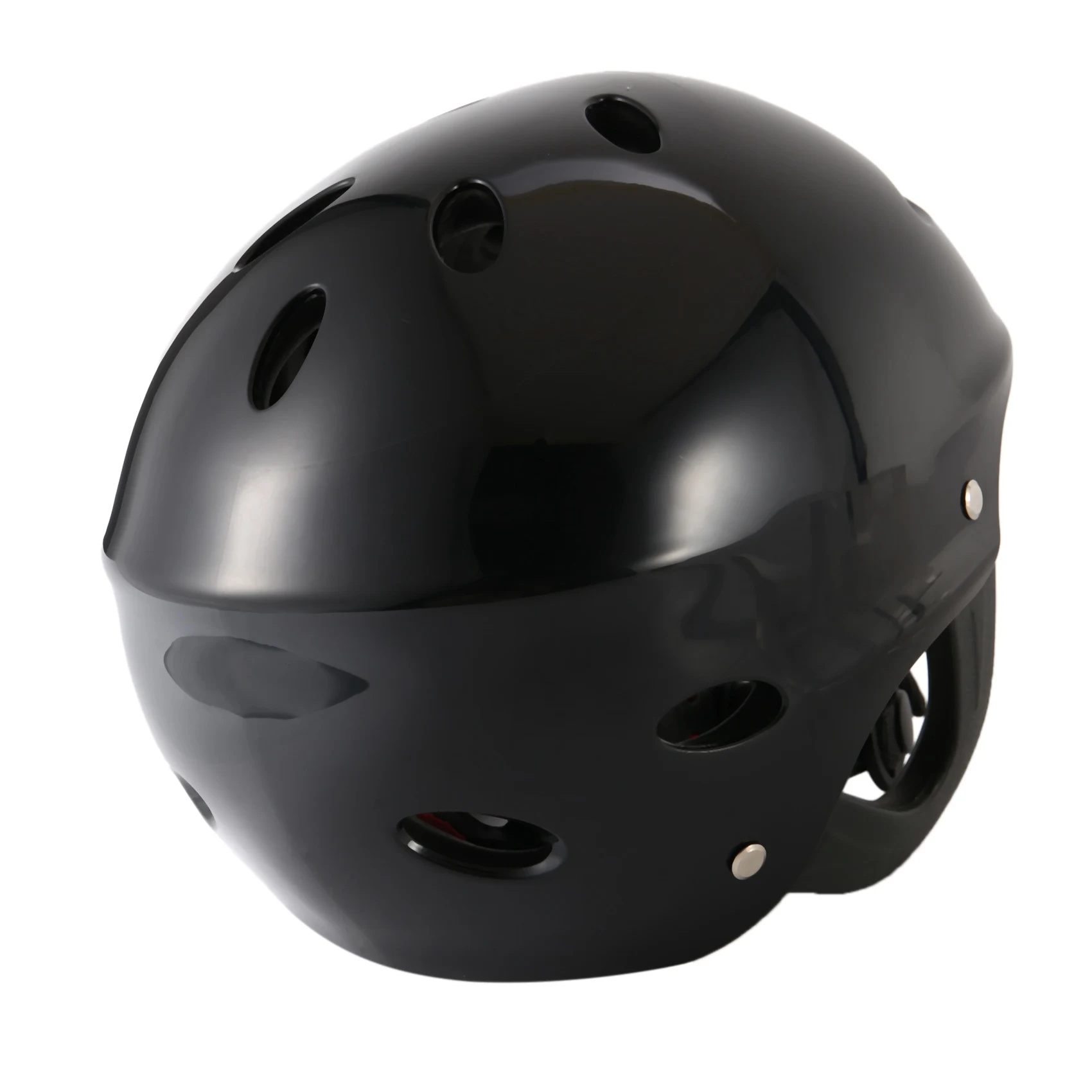 Safety Protector Helmet 11 Breathing Holes for Water Sports Kayak Canoe Surf Paddleboard - Black