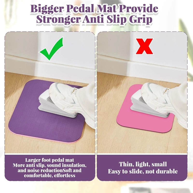 Muffling Mat  Noise Reduction Mat For Sewing Machines Reduce Vibrations Prevent Movement And Slipping Table Purple 1Set