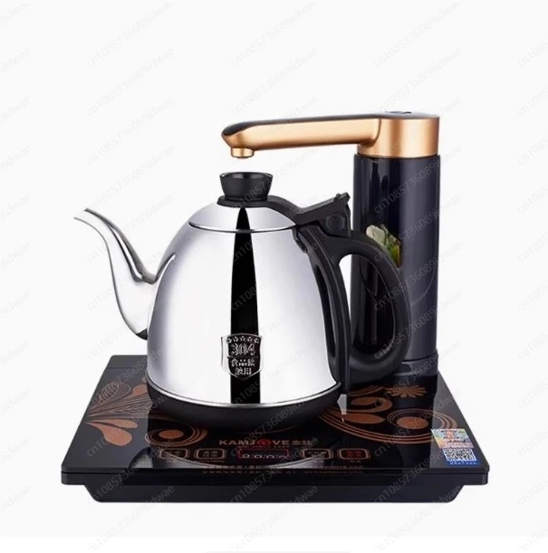 Household smart electric teapot 0.9L automatic rotation plus water 7-speed thermal insulation 304 stainless steel