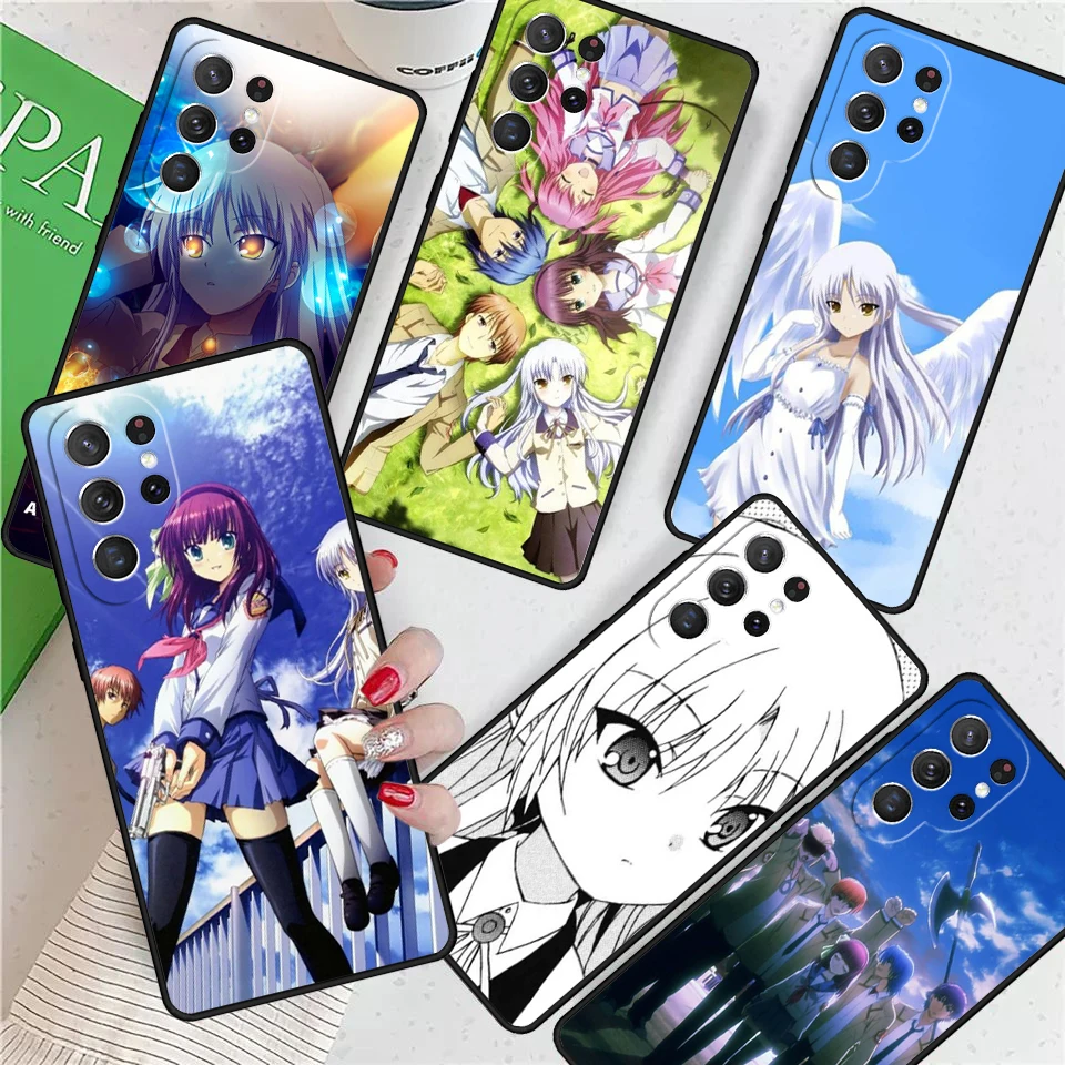 Angel Beats For Samsung Galaxy S24 Ultra S21 S22 S8 S9 S10E Note 10 20 Plus FE S23 Phone case Cover Coque