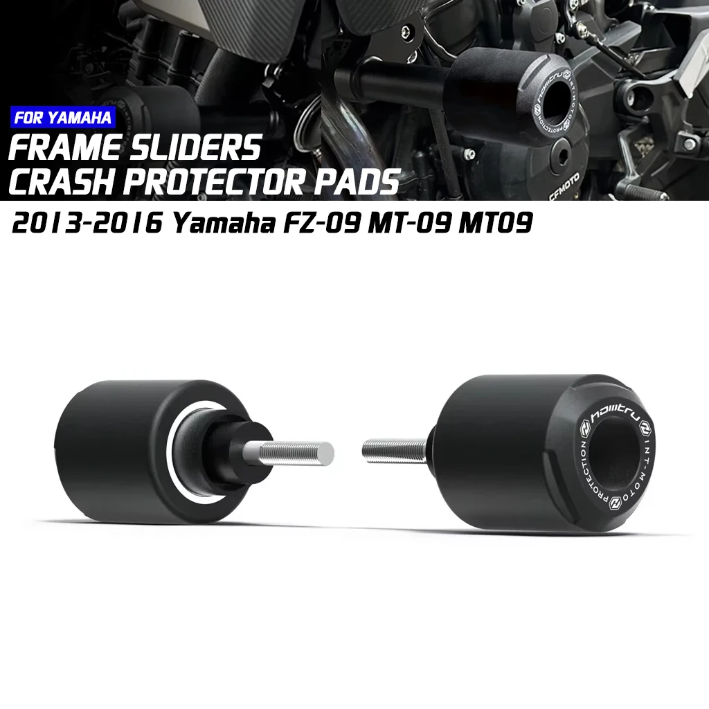 

For 2013-2016 Yamaha FZ-09 MT-09 MT09 Rally Motorcycle Frame Fork Shaft Sliding Block Accessories Engine Crash Protector