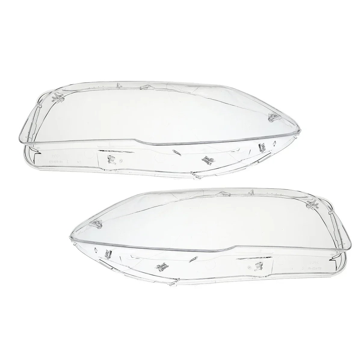 Pair Car Front Headlight Lens Cover For BMW 5-Series F10 F18 520 523 525 535 530 2010-2017 Headlamp Cover Clear Shell view 5