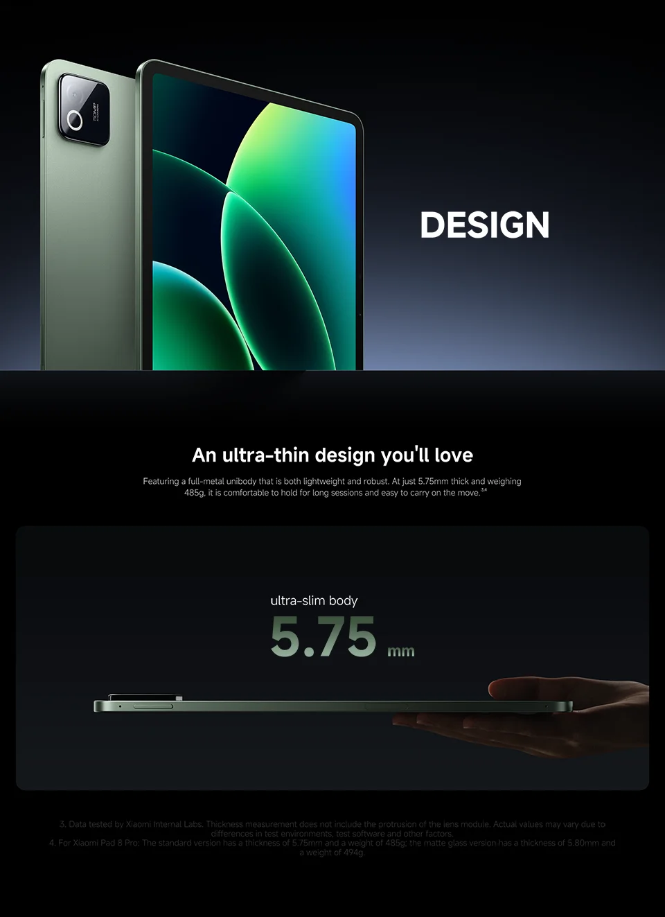 Xiaomi Pad 8 Pro Global Version 11.2' 3.2K 144Hz Display 8-core Snapdragon® 8 Elite 9200mAh 67W HyperCharge 50MP Rear Camera