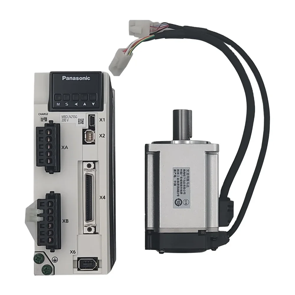 

MINAS Series Small Servo Motor Kits Three-phase Customize Industrial Servo Motor MSMF012L1V2M+MADLN05SE with Drive 100w AC Motor