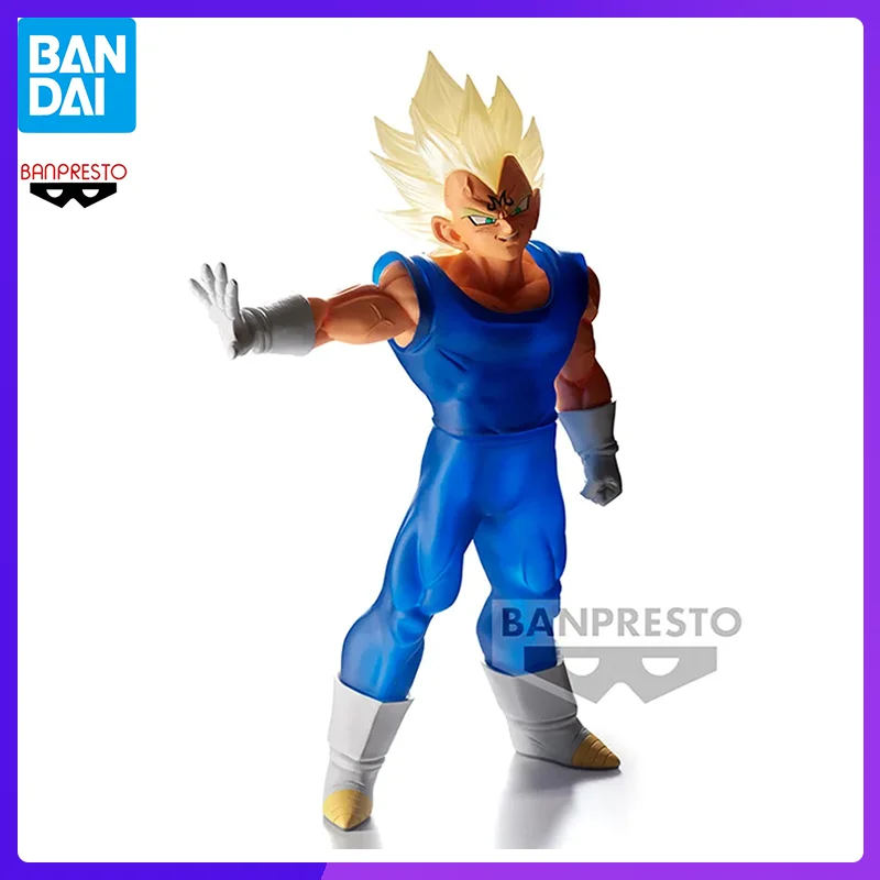 Bandai-Bandai Dragon Ball Z Figura de Ação PVC, Modelo Vegeta Mágico, Brinquedos Anime Originais, Coleção Boy Doll, Em estoque