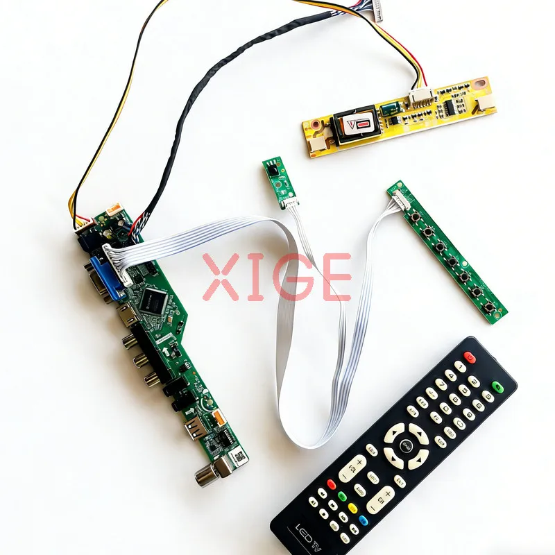 

For G150XG01 TMS150XG1 M150XN06 M150XN07 Monitor Drive Controller Board Kit 1024x768 USB+AV+VGA+HDMI 1024*768 2-CCFL 20 Pin LVDS