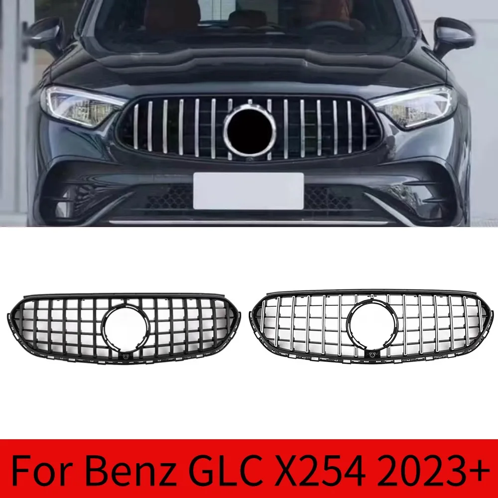 

GT Style Front Radiator Grille Inlet Grid Mesh Grill For Mercedes Benz New GLC X254 2023 2024+ Tuning Accessories