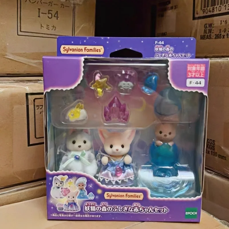 Oryginalne Figurki Sylvanian Families z Serii Fairy Forest, Figurki Akcji, Dekoracje na Biurko, Urocze Zabawki, Prezenty Urodzinowe dla Dziewczynek