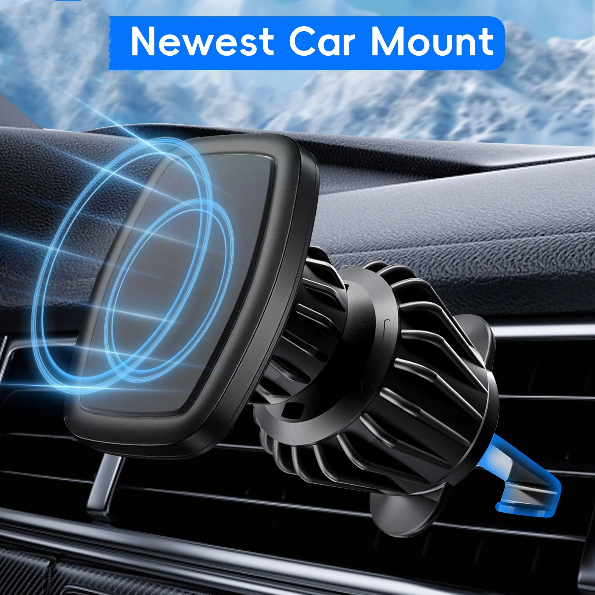 Magnetic Phone Holder for Car Air Vent Strong Magnet Car Phone Mount,for iPhone 17/16/15/14/13/12 & Samsung Secure Hold