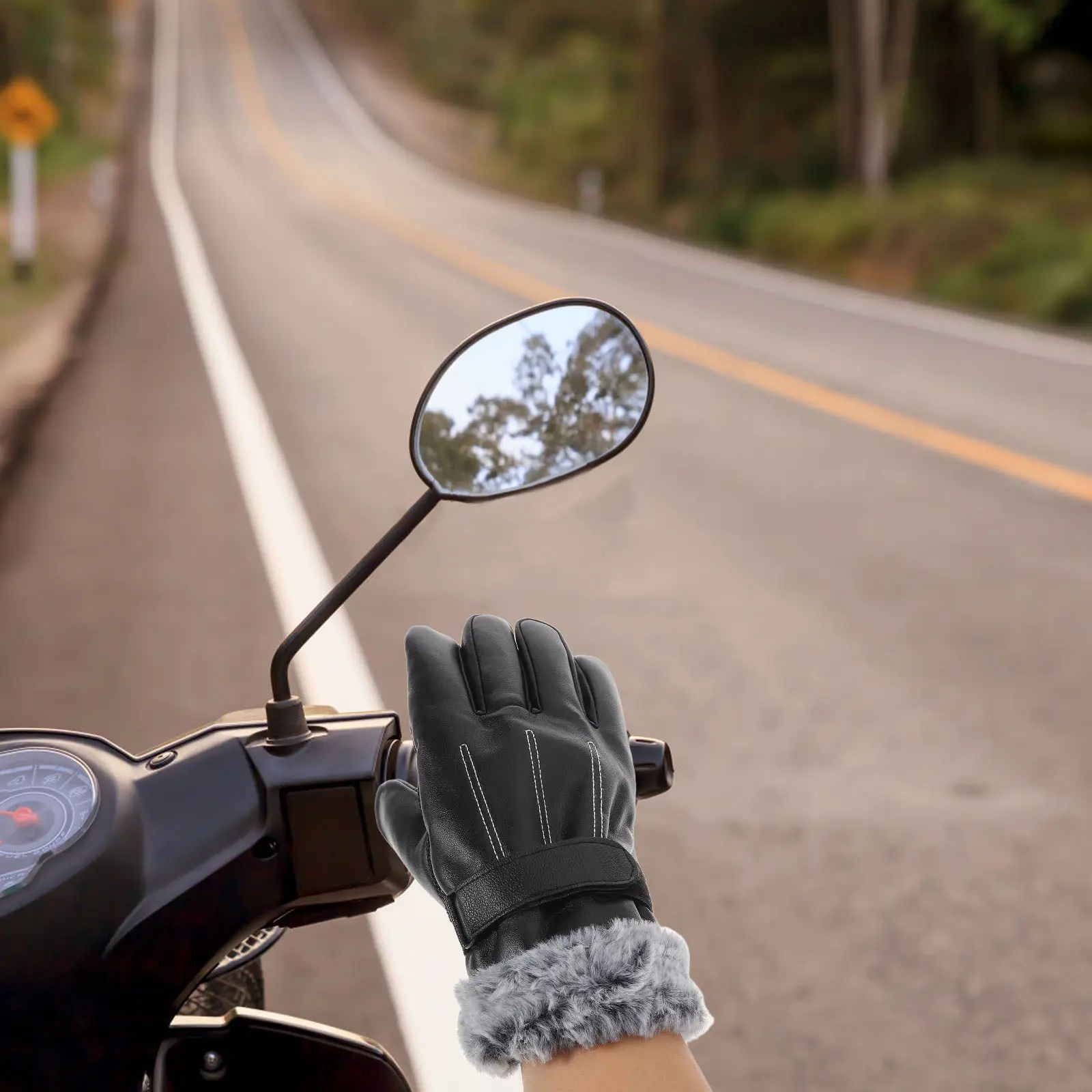 

1 пара мужских зимних лыжных перчаток, водонепроницаемые, термостойкие, с сенсорным экраном, противоскользящие, теплые, для занятий спортом на открытом воздухе, для мотоциклов, сноубординга, для холодной погоды