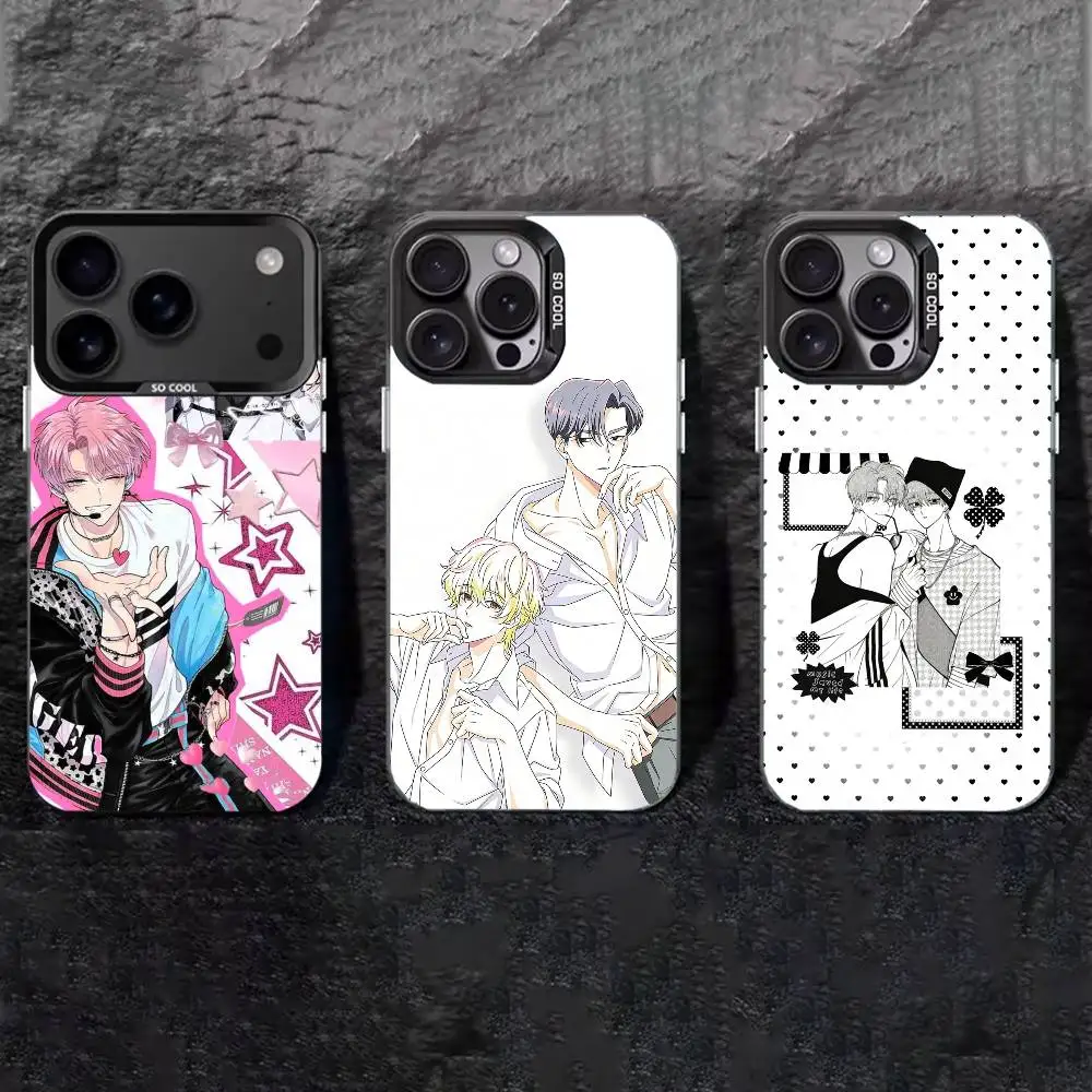 

T-Tamon s B-Side Phone Case For iPhone 17,16,15,14,13,12,11 Plus,Pro Max,XS,Colored silver phone case