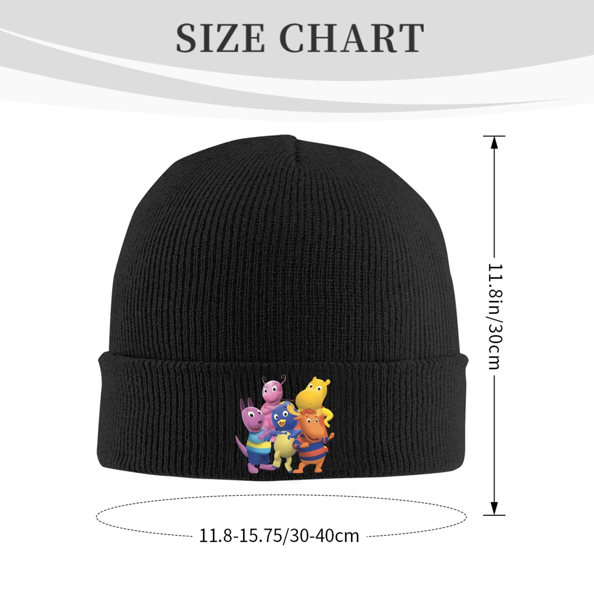 Pablo Backyardigans Knitted Hat for Women Men Skullies Beanies Winter Hats Acrylic  Warm Melon Cap