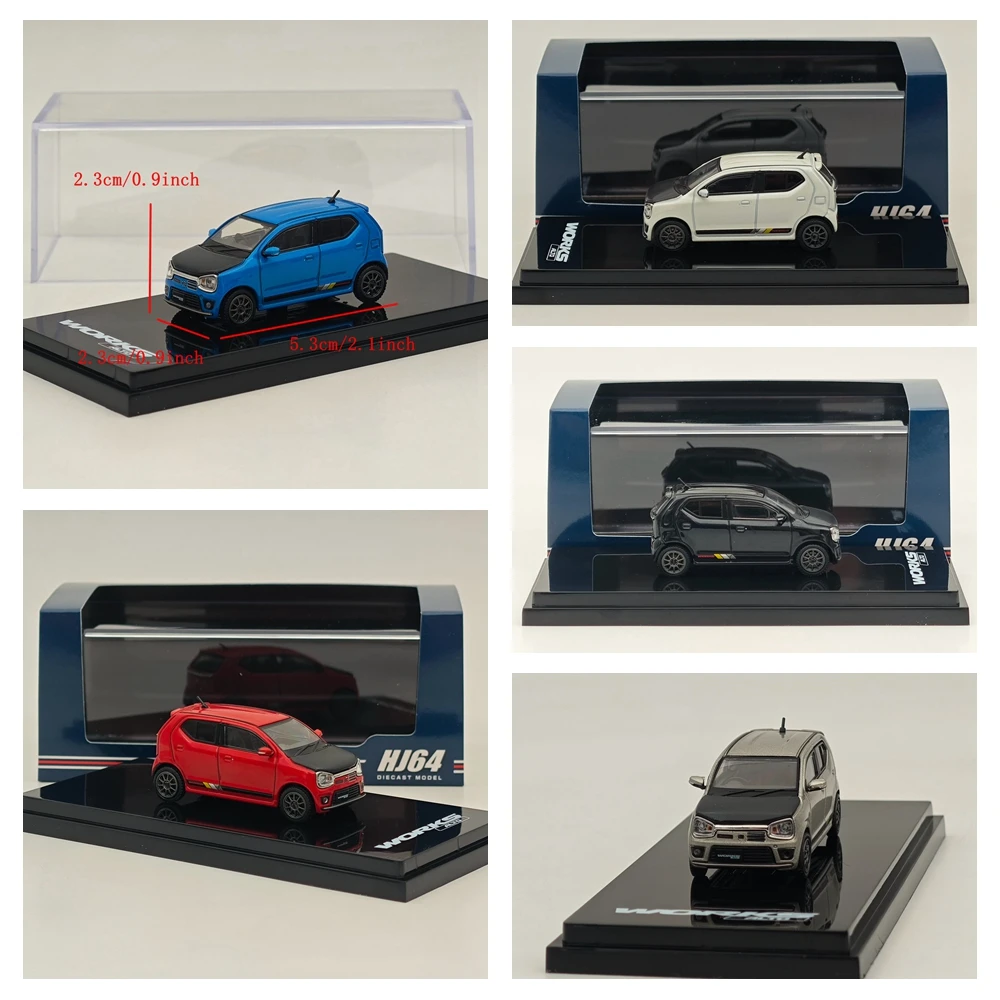 

1/64 Hobby Japan HJ641070C Series ALTO WORKS (HA36S) Carbon Bonnet / Customized Version Collection Diecast Model Car Miniature