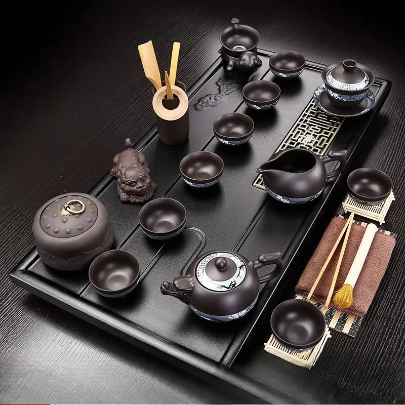 Small Serving Tea Tray Luxury Rustic Nordic Rectangle Tableware Drainage Tea Tray Valet Decorative Bandejas Home Decorationgs