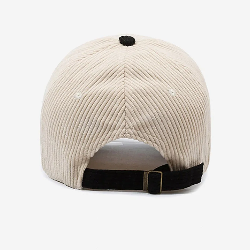 Wonder bestickte Unisex-Baseballkappe aus Cord – Sonnenschutz für Outdoor-Sport und Geschenke – Detail 5