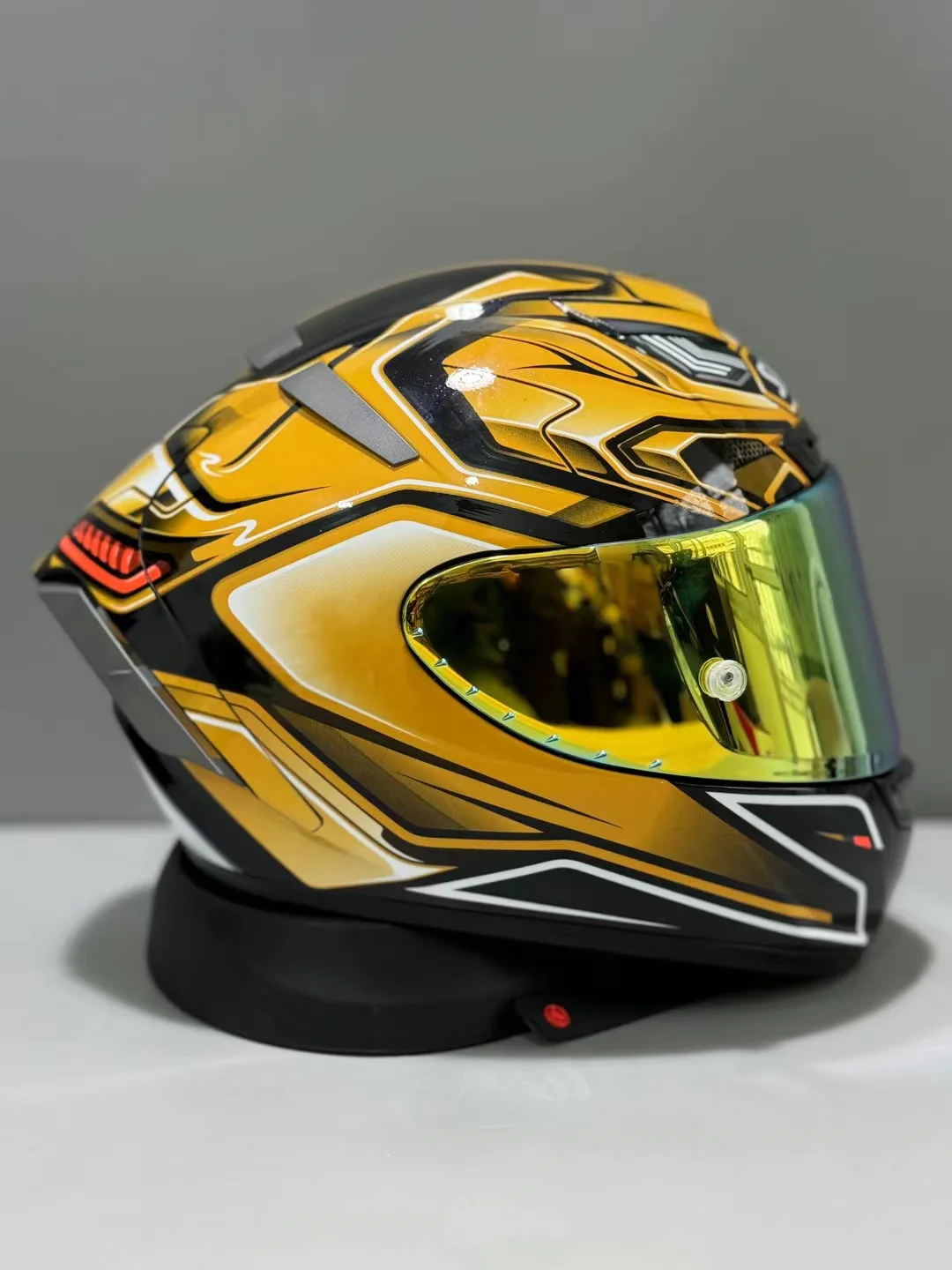 Full Face Motorcycle helmet X14  X-Spirit III AERODYNE gold  helmet Riding Motocross Racing Motobike Helmet