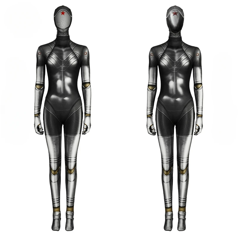 Game Atomic Cosplay Heart Costume Cyberpunk Cos Jumpsuit Sexy Women Bodysuit Halloween Carnival Role Play Party Zentai Outfits