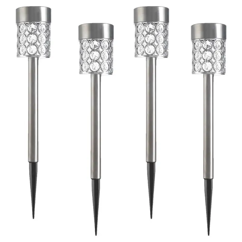 

Outdoor Path Lights 4X Solar Garden Stake Lights For Pathway Walkway Lights Landscape Path Lights Solar Garden Light For Patio