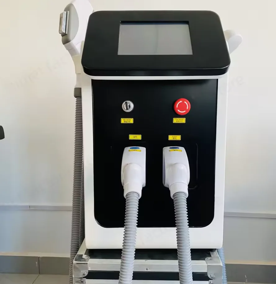 Mesin Penghilang Rambut IPL Pilihan Laser Dioda 3 In 1 Penghilang Tato Laser Picosecond Portabel Penghilang Rambut Perangkat Kecantikan Profesional