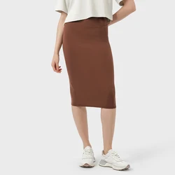 2024 New Lemon Women Golf Wear Skirt Outdoor Sports Tennis Sexy Hip Skirt with Split Tail Casual Commuting Slim Sports Skirt